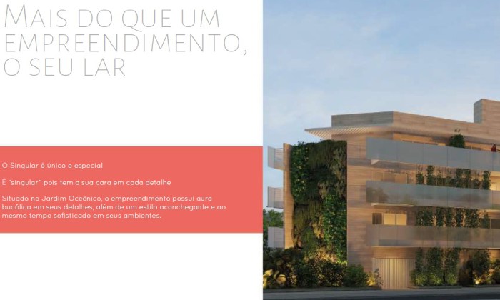 Lançamento Zona Oeste, Barra da Tijuca – Singular